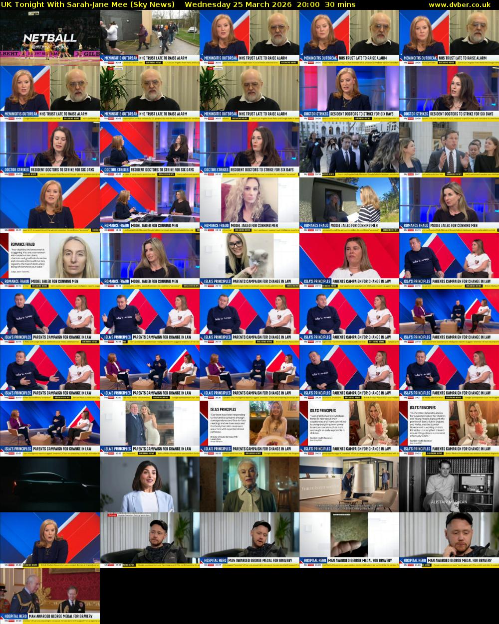 UK Tonight With Sarah-Jane Mee (Sky News) Wednesday 25 March 2026 20:00 - 20:30