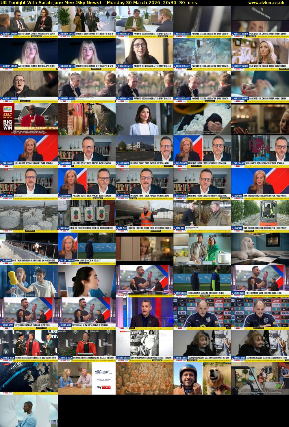 UK Tonight With Sarah-Jane Mee (Sky News) Monday 30 March 2026 20:30 - 21:00
