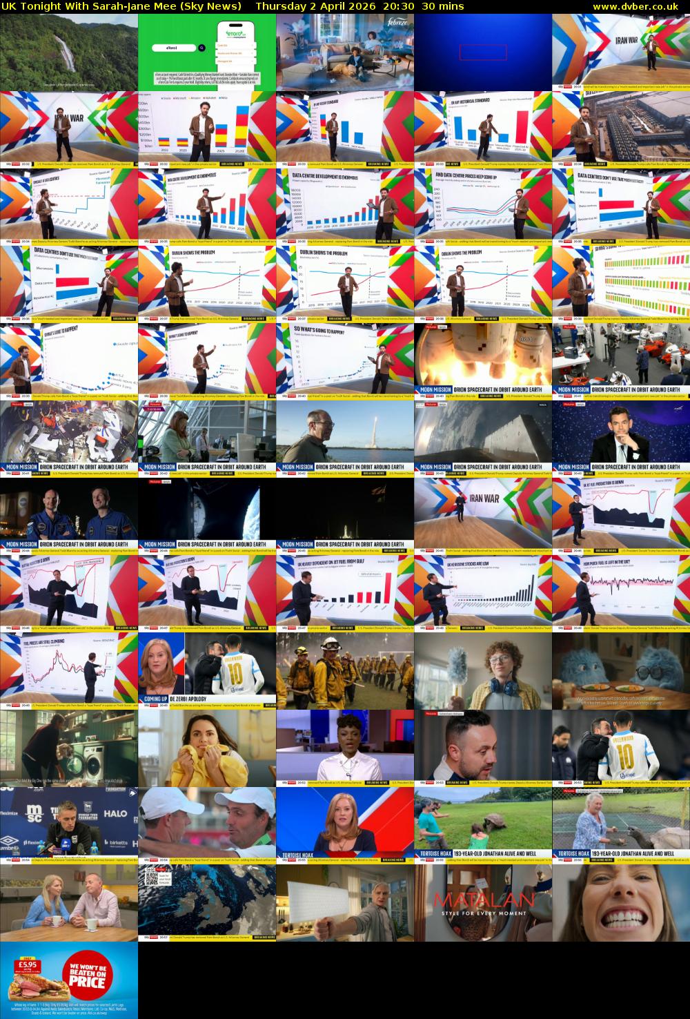 UK Tonight With Sarah-Jane Mee (Sky News) Thursday 2 April 2026 20:30 - 21:00