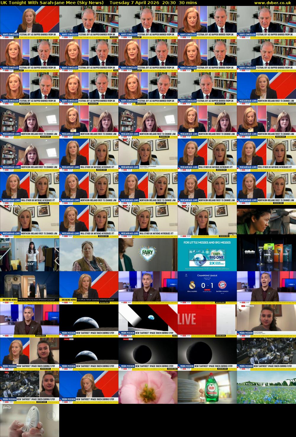 UK Tonight With Sarah-Jane Mee (Sky News) Tuesday 7 April 2026 20:30 - 21:00