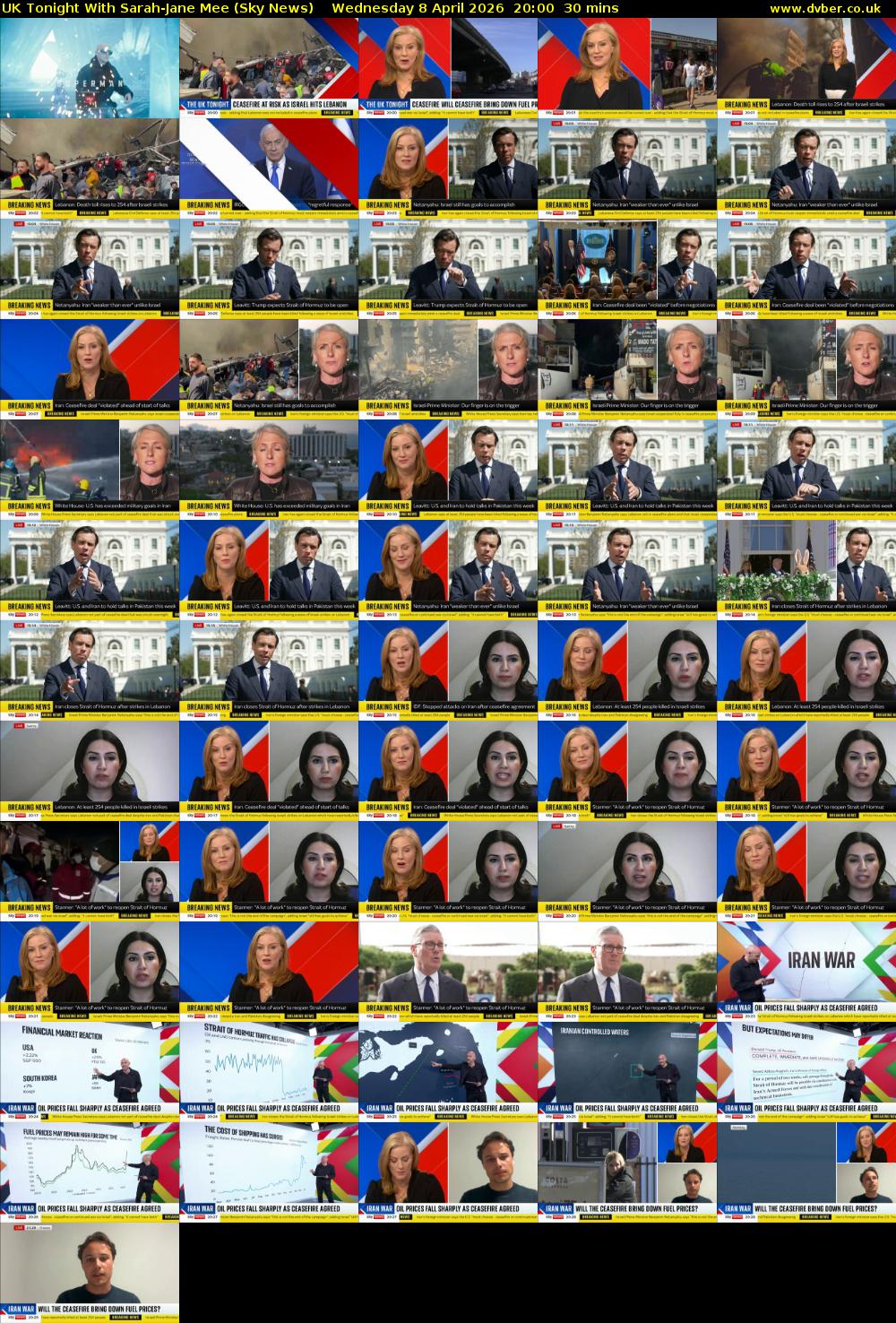UK Tonight With Sarah-Jane Mee (Sky News) Wednesday 8 April 2026 20:00 - 20:30