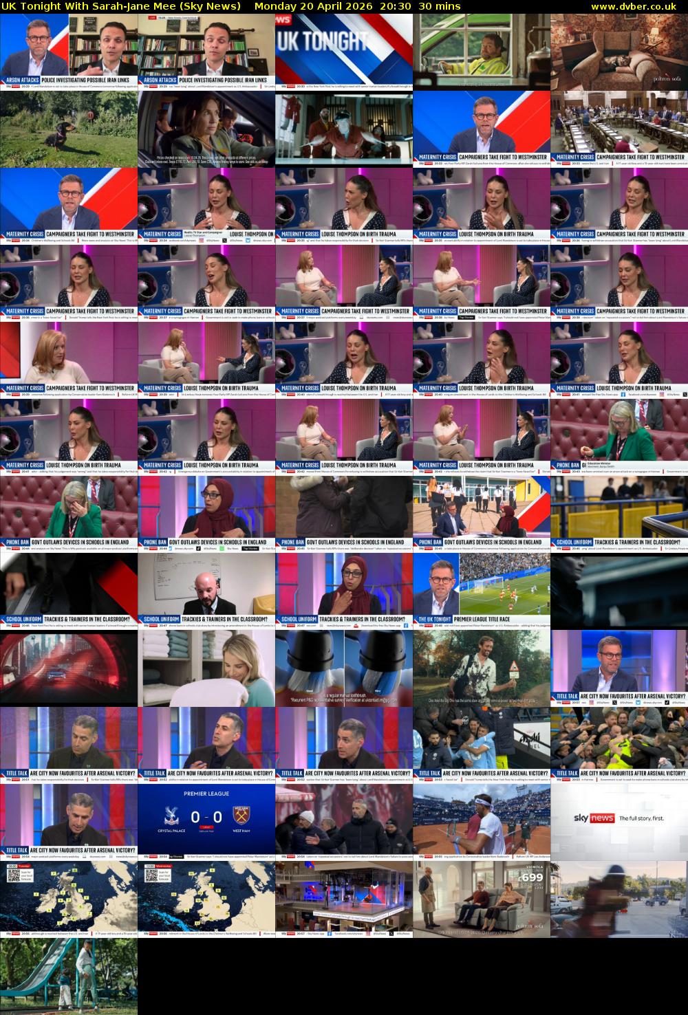 UK Tonight With Sarah-Jane Mee (Sky News) Monday 20 April 2026 20:30 - 21:00