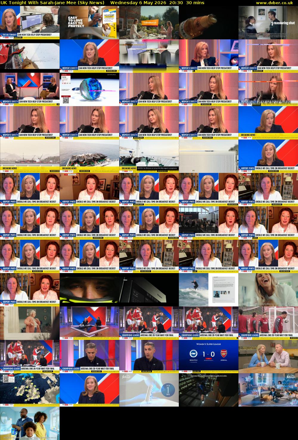 UK Tonight With Sarah-Jane Mee (Sky News) Wednesday 6 May 2026 20:30 - 21:00