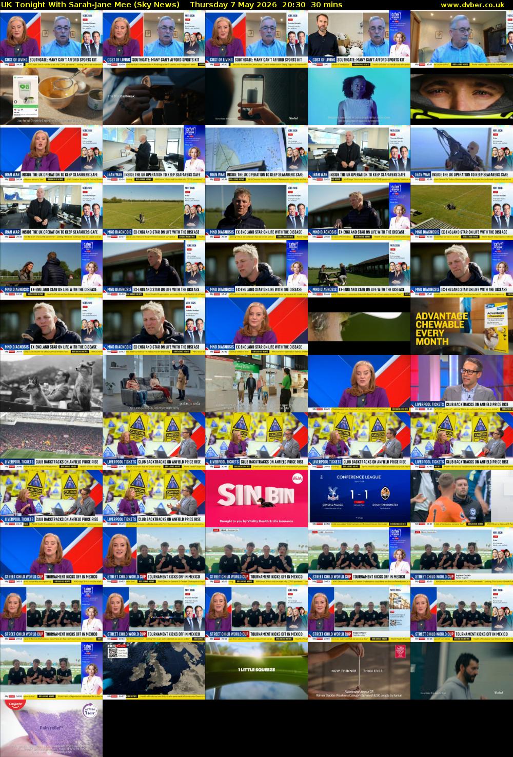 UK Tonight With Sarah-Jane Mee (Sky News) Thursday 7 May 2026 20:30 - 21:00
