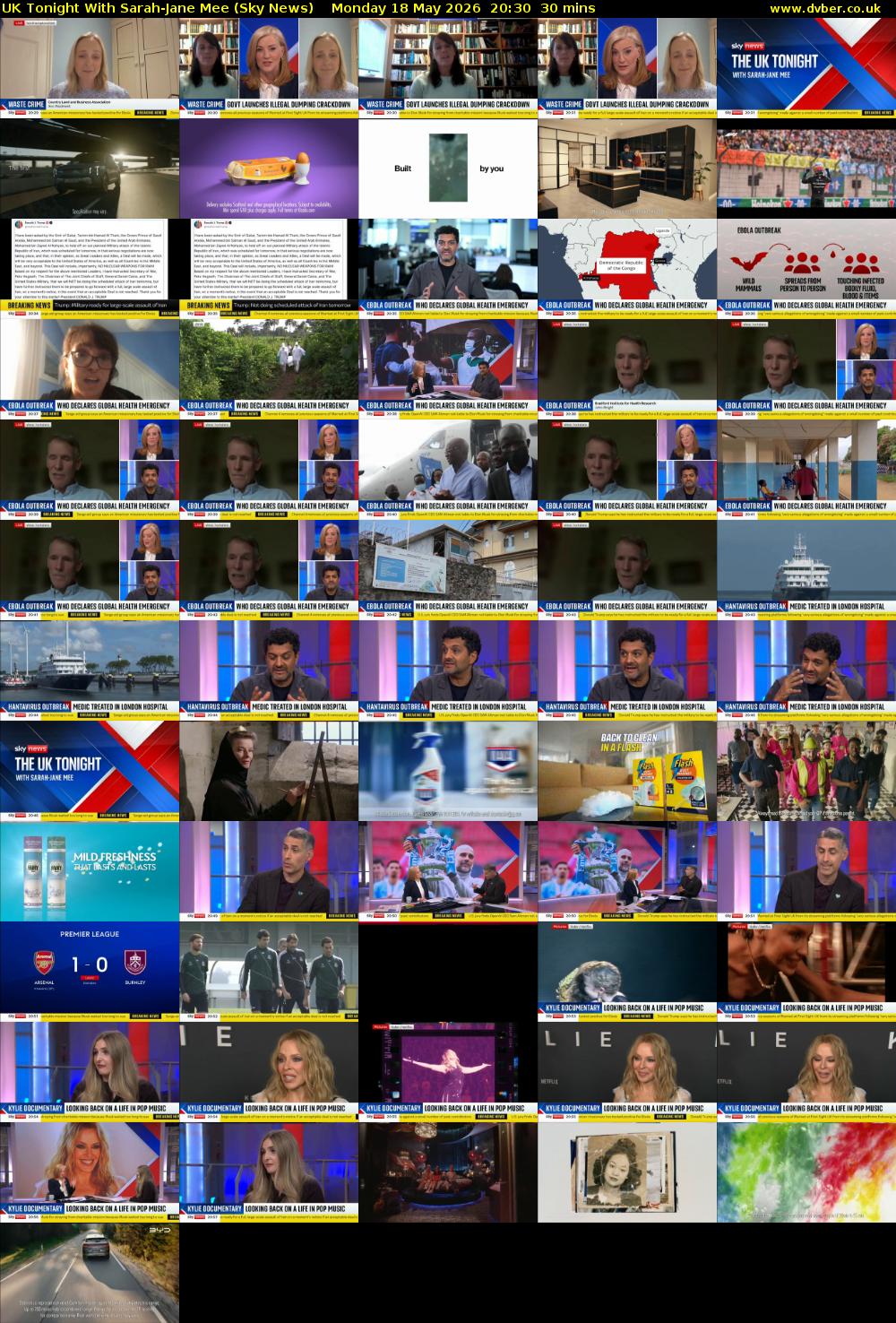 UK Tonight With Sarah-Jane Mee (Sky News) Monday 18 May 2026 20:30 - 21:00