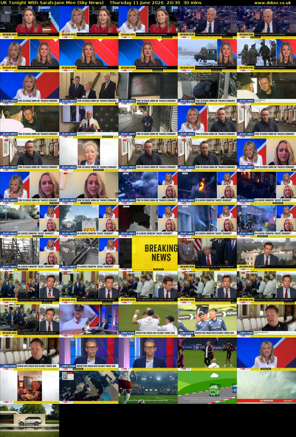UK Tonight With Sarah-Jane Mee (Sky News) Thursday 11 June 2026 20:30 - 21:00