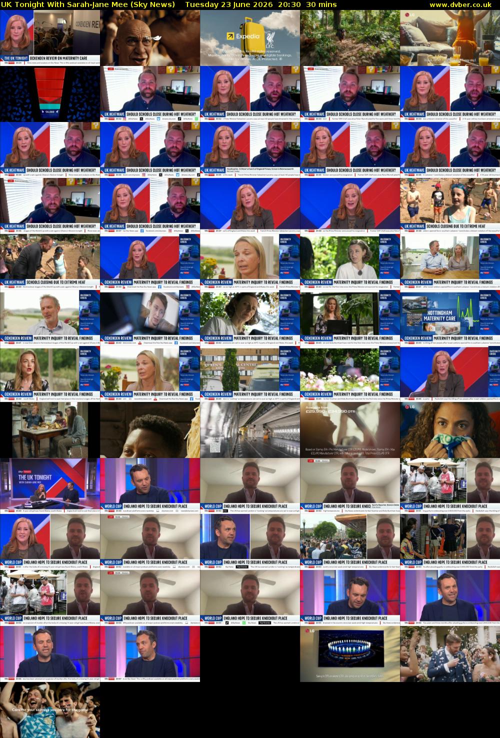 UK Tonight With Sarah-Jane Mee (Sky News) Tuesday 23 June 2026 20:30 - 21:00