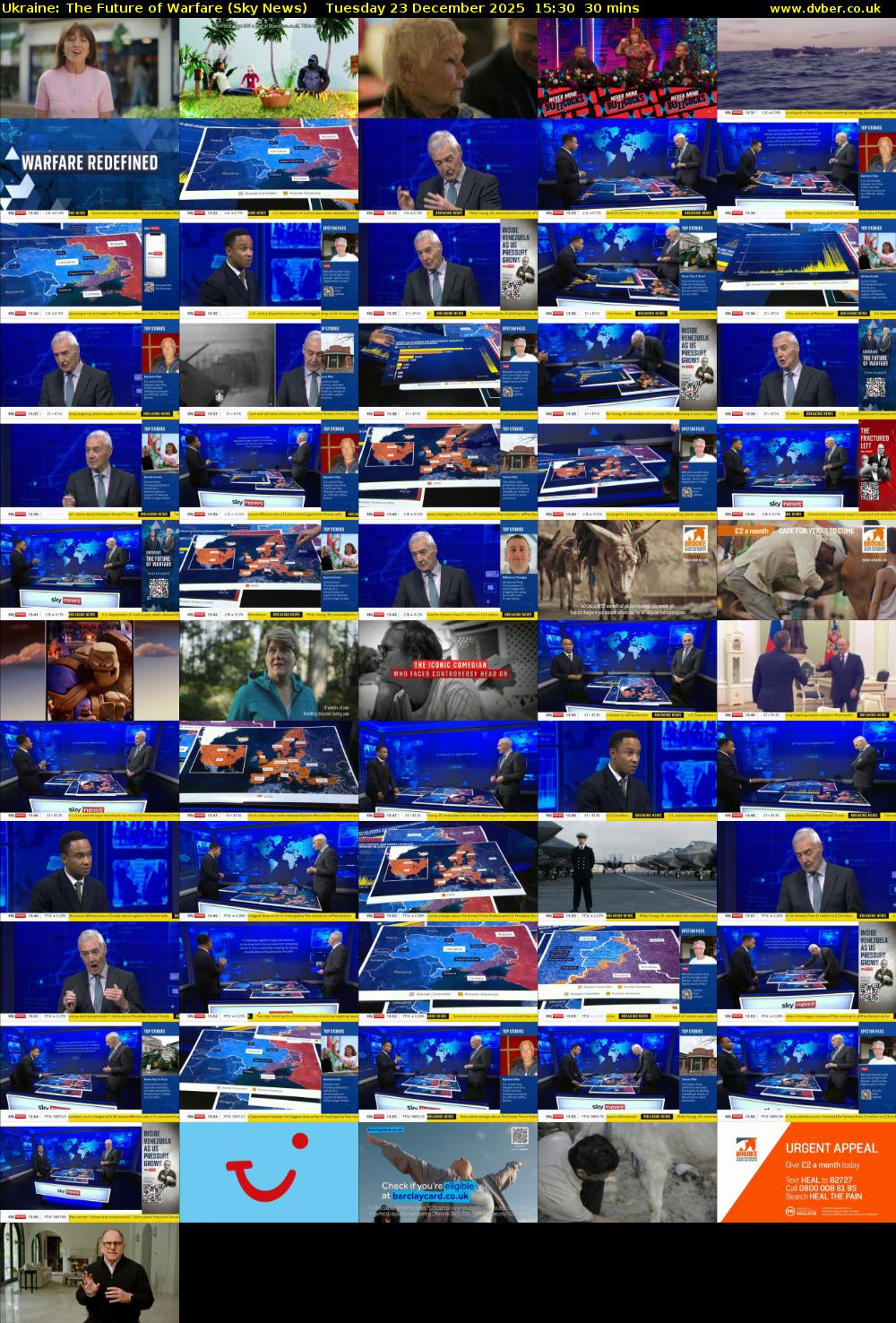 Ukraine: The Future of Warfare (Sky News) Tuesday 23 December 2025 15:30 - 16:00