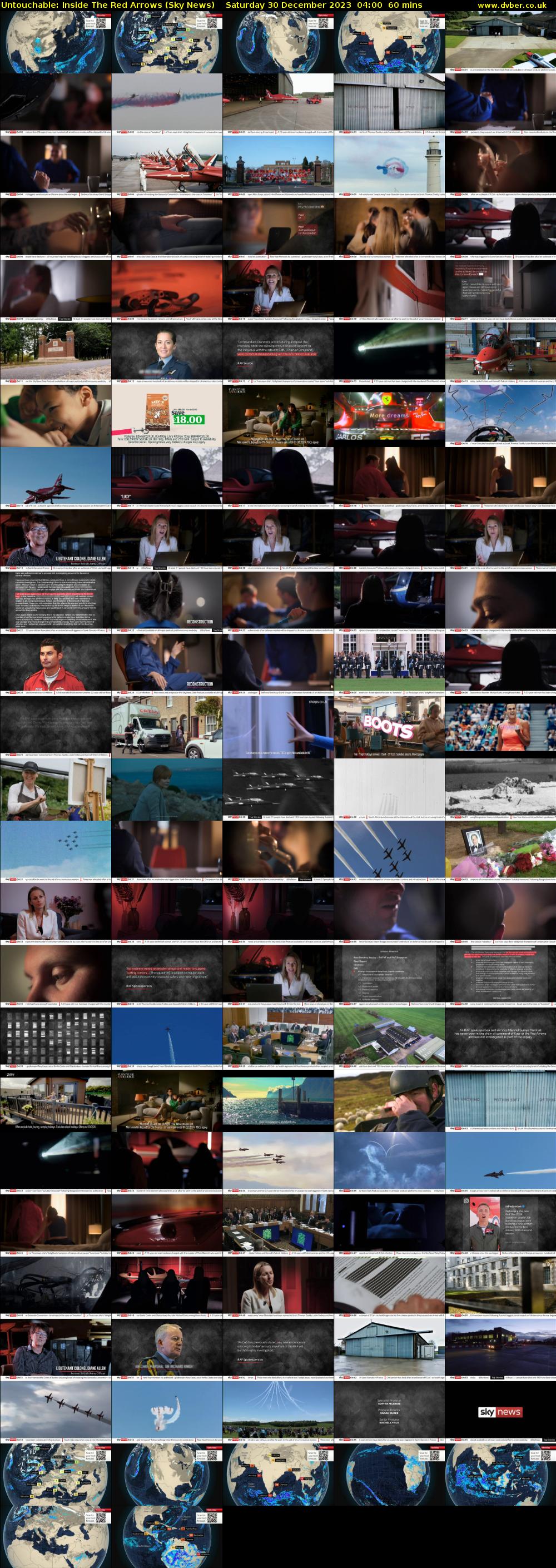 Untouchable: Inside The Red Arrows (Sky News) Saturday 30 December 2023 04:00 - 05:00