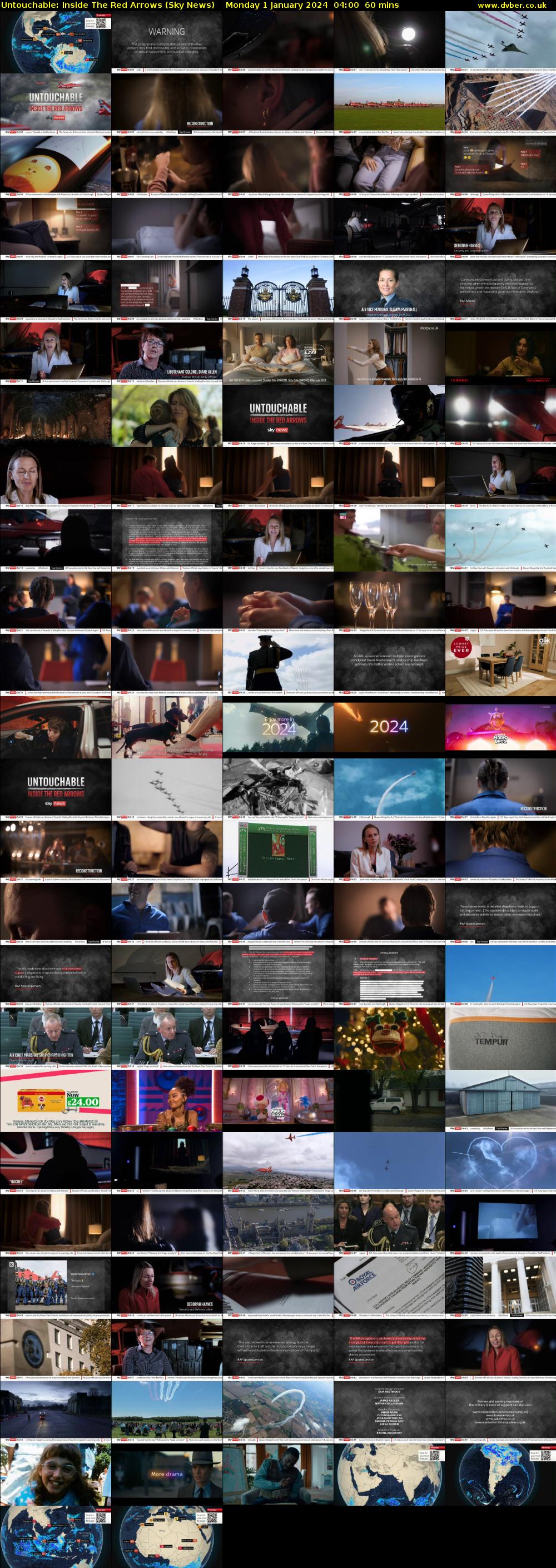 Untouchable: Inside The Red Arrows (Sky News) Monday 1 January 2024 04:00 - 05:00