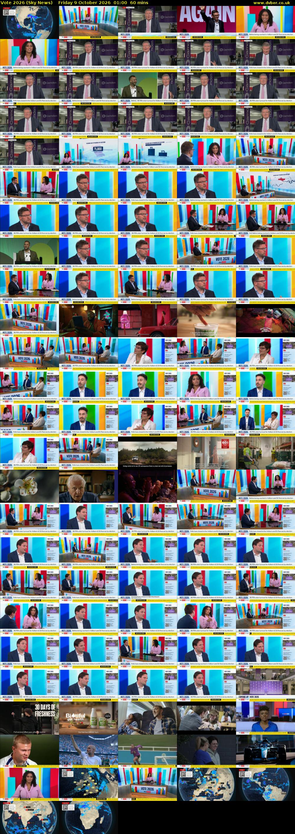 Vote 2026 (Sky News) Friday 9 October 2026 01:00 - 02:00