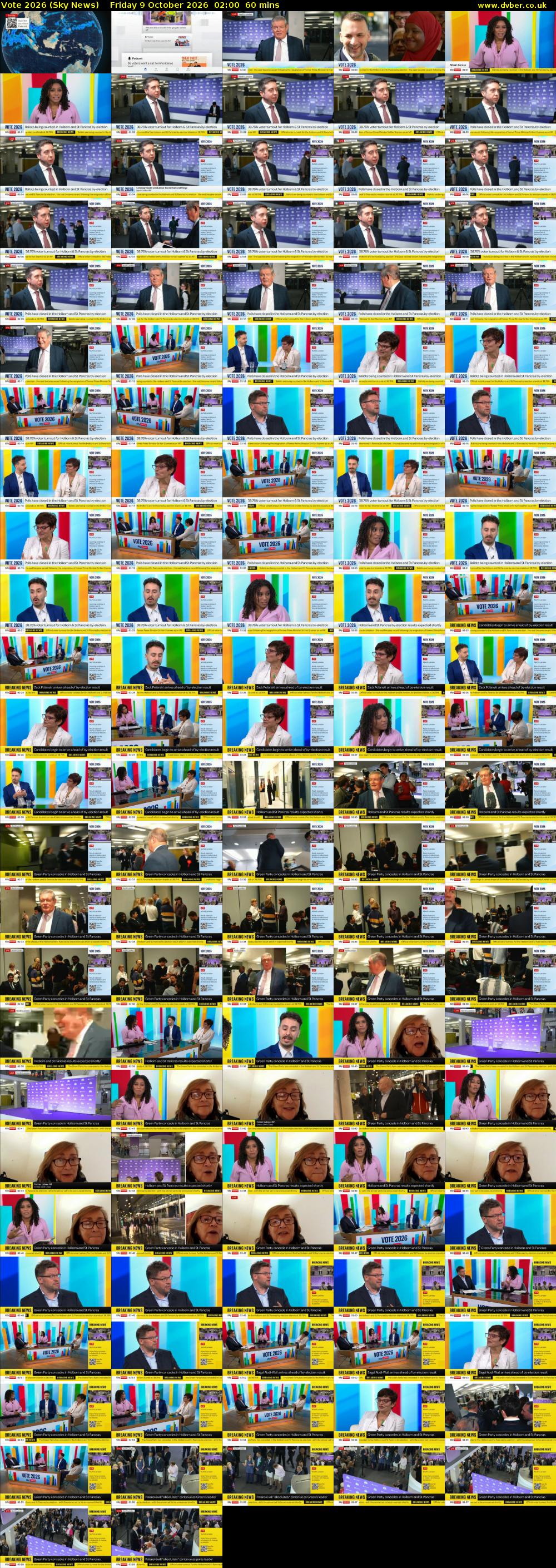 Vote 2026 (Sky News) Friday 9 October 2026 02:00 - 03:00
