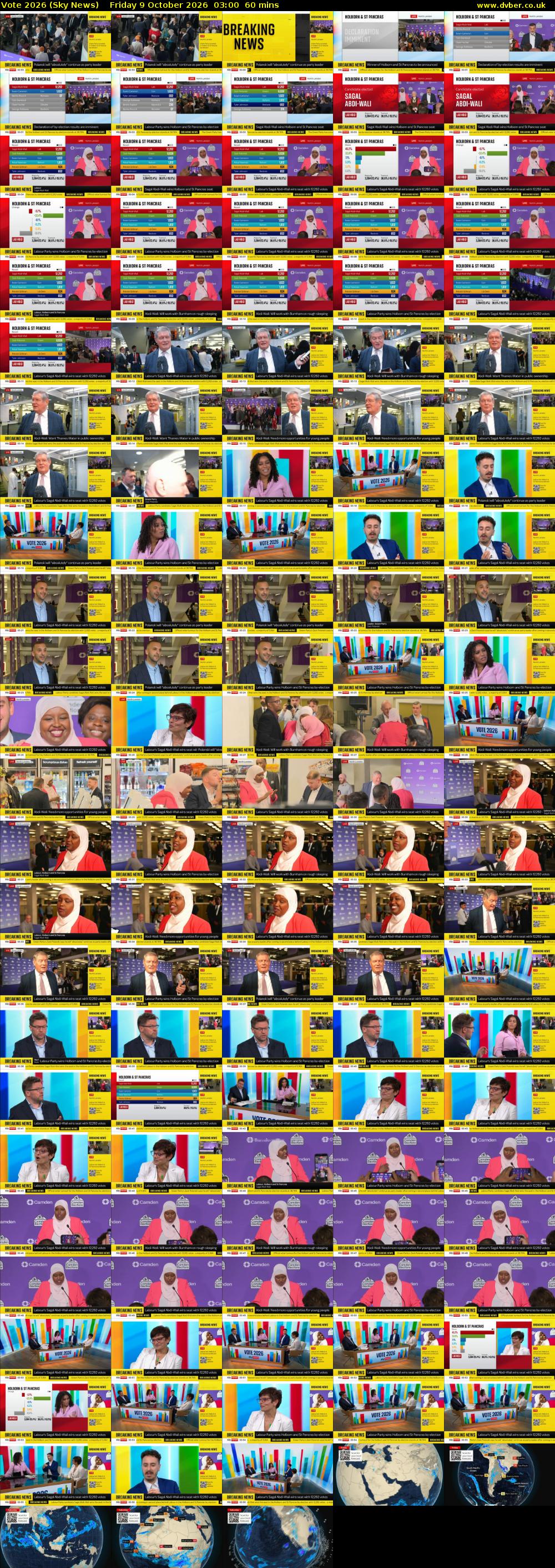Vote 2026 (Sky News) Friday 9 October 2026 03:00 - 04:00