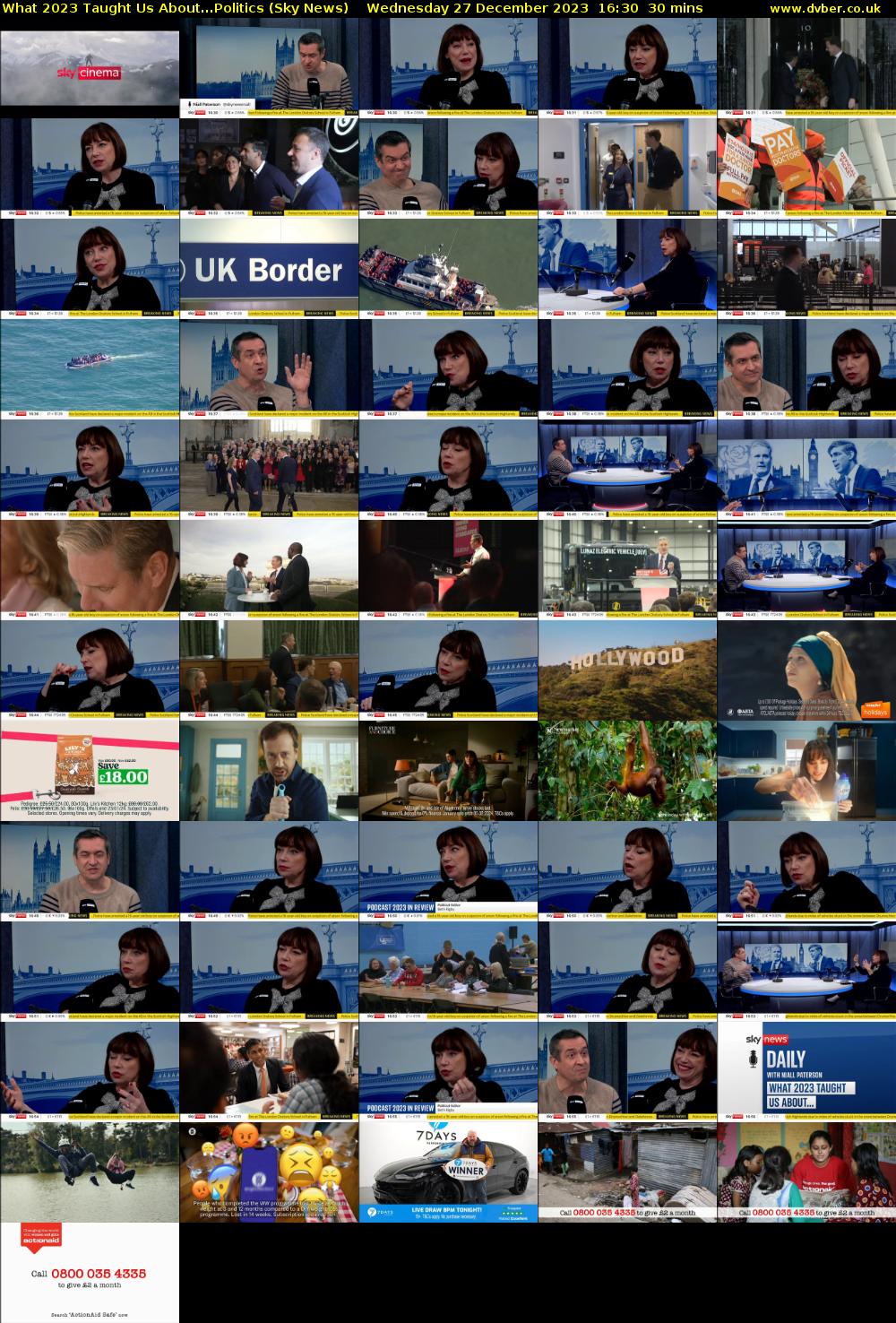 What 2023 Taught Us About...Politics (Sky News) Wednesday 27 December 2023 16:30 - 17:00
