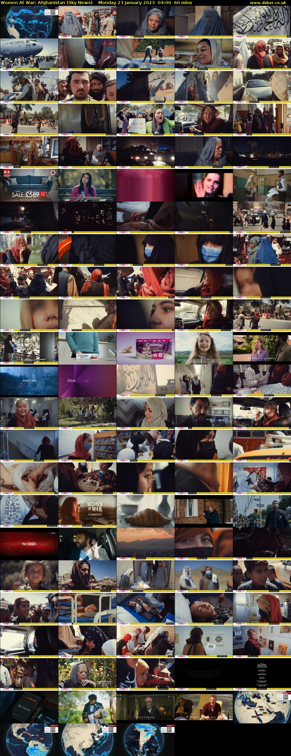 Women At War: Afghanistan (Sky News) Monday 23 January 2023 04:00 - 05:00