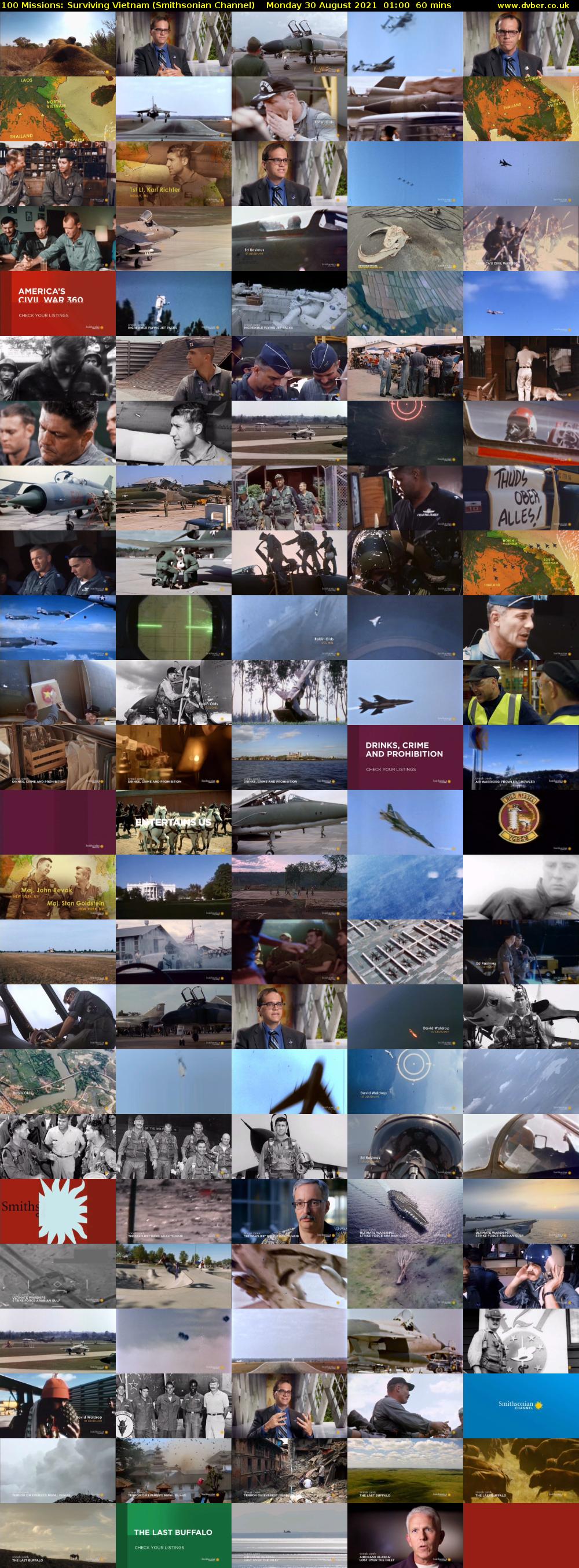 100 Missions: Surviving Vietnam (Smithsonian Channel) Monday 30 August 2021 02:00 - 03:00