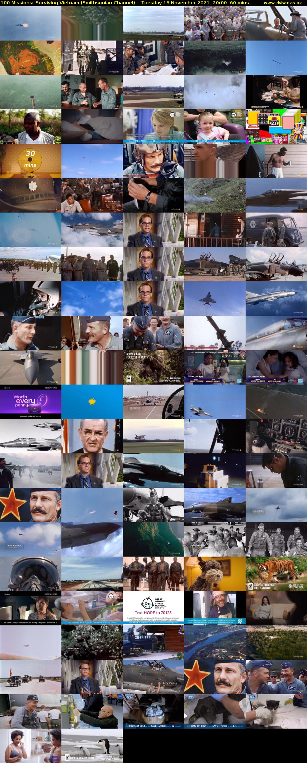 100 Missions: Surviving Vietnam (Smithsonian Channel) Tuesday 16 November 2021 20:00 - 21:00
