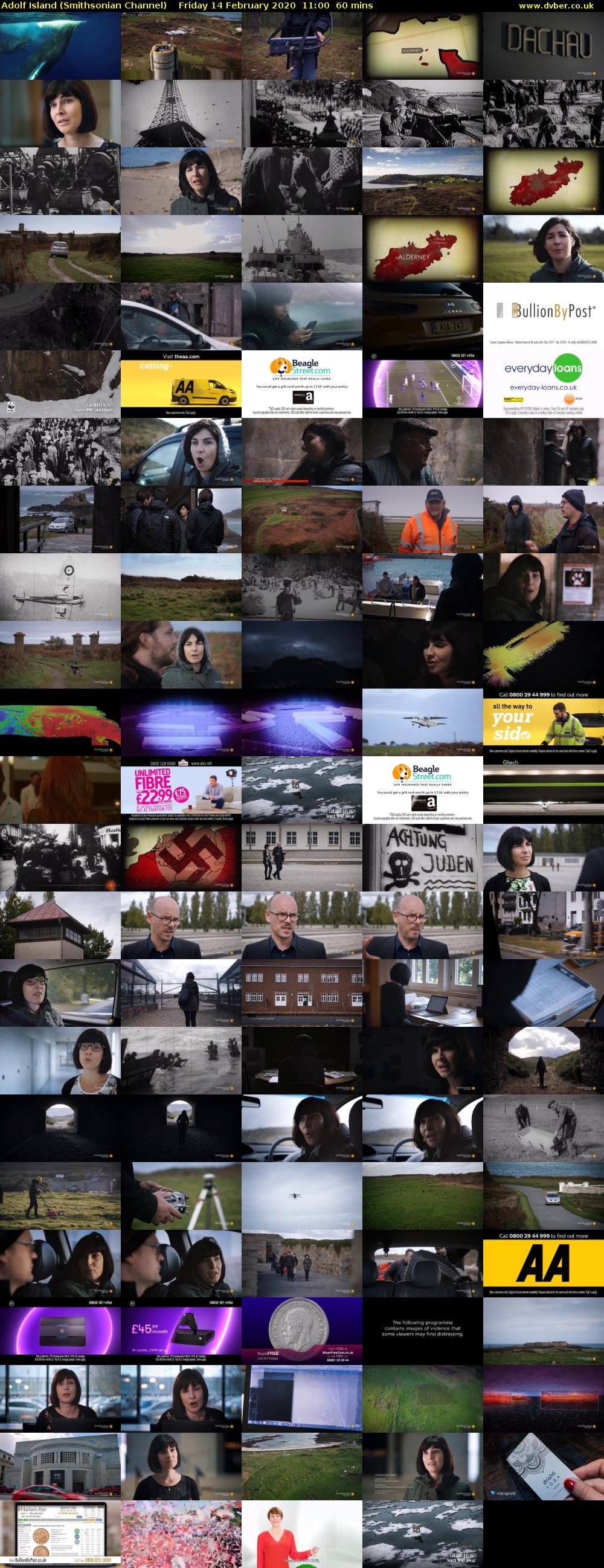 Adolf Island (Smithsonian Channel) Friday 14 February 2020 11:00 - 12:00