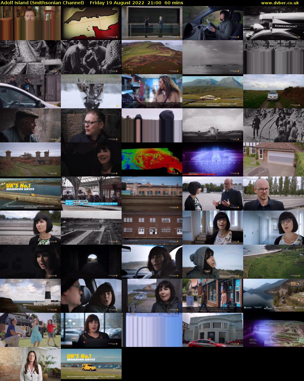 Adolf Island (Smithsonian Channel) Friday 19 August 2022 21:00 - 22:00