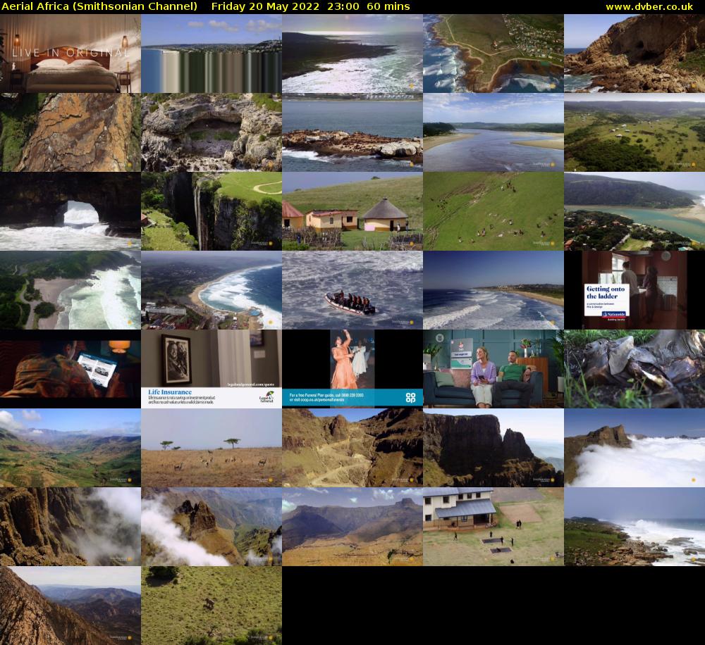 Aerial Africa (Smithsonian Channel) Friday 20 May 2022 23:00 - 00:00
