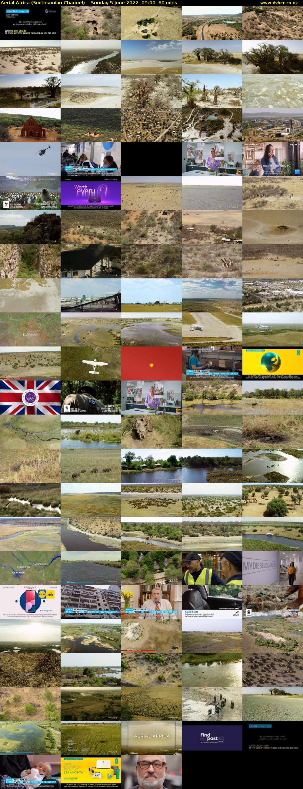 Aerial Africa (Smithsonian Channel) Sunday 5 June 2022 09:00 - 10:00