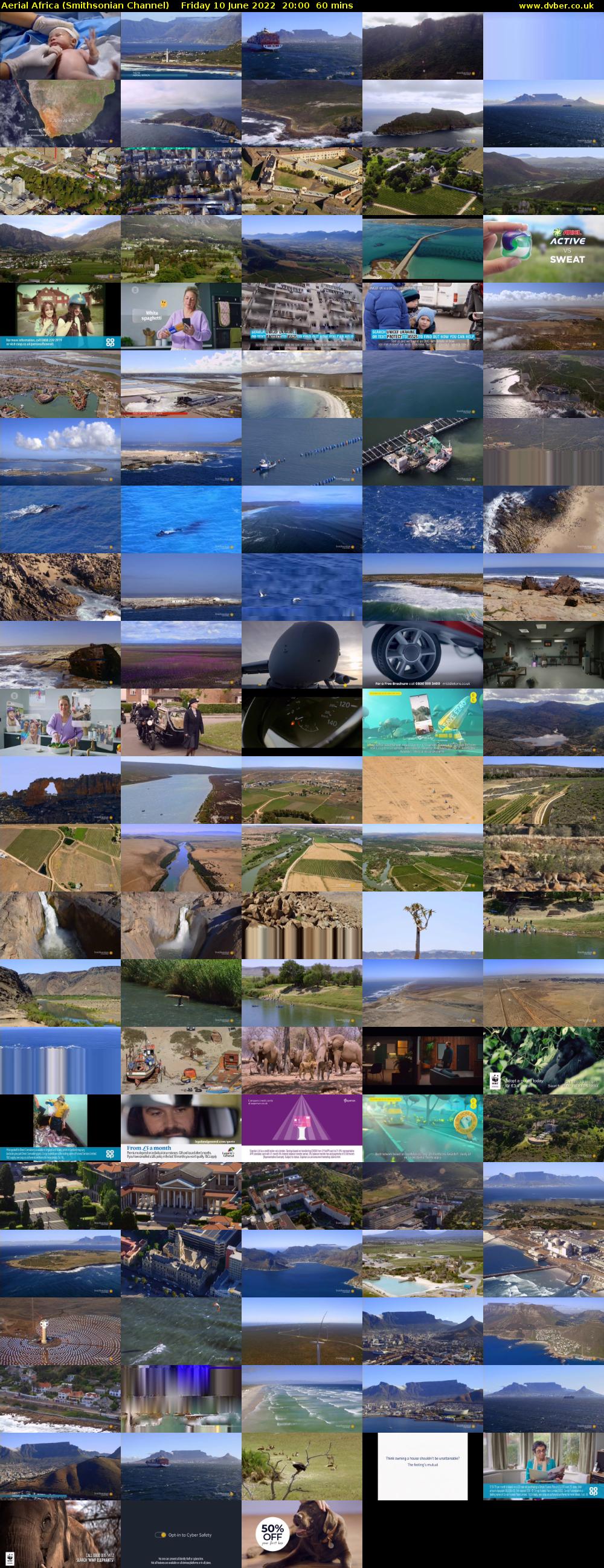 Aerial Africa (Smithsonian Channel) Friday 10 June 2022 20:00 - 21:00