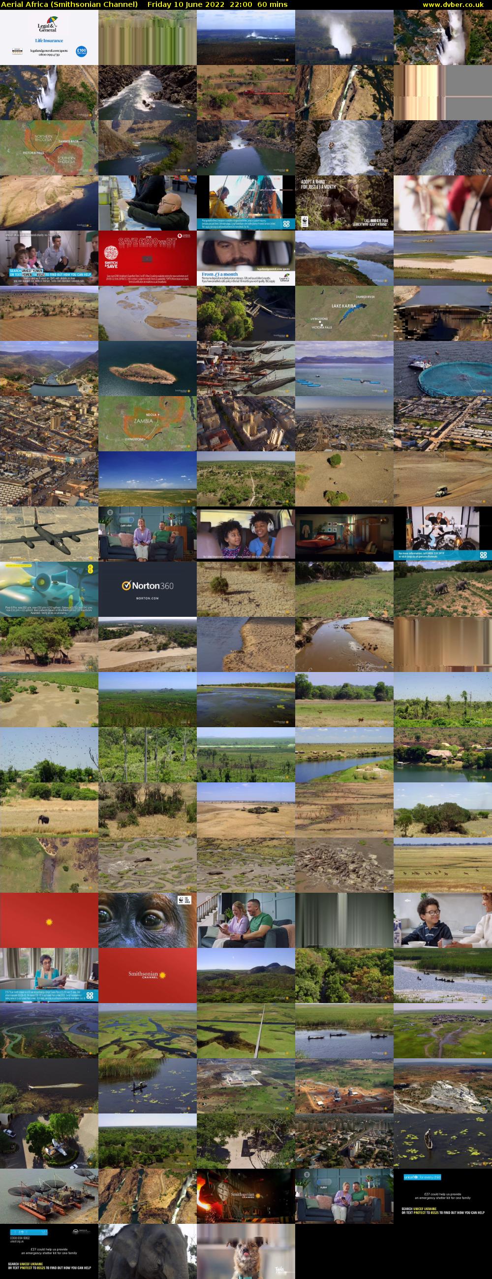 Aerial Africa (Smithsonian Channel) Friday 10 June 2022 22:00 - 23:00