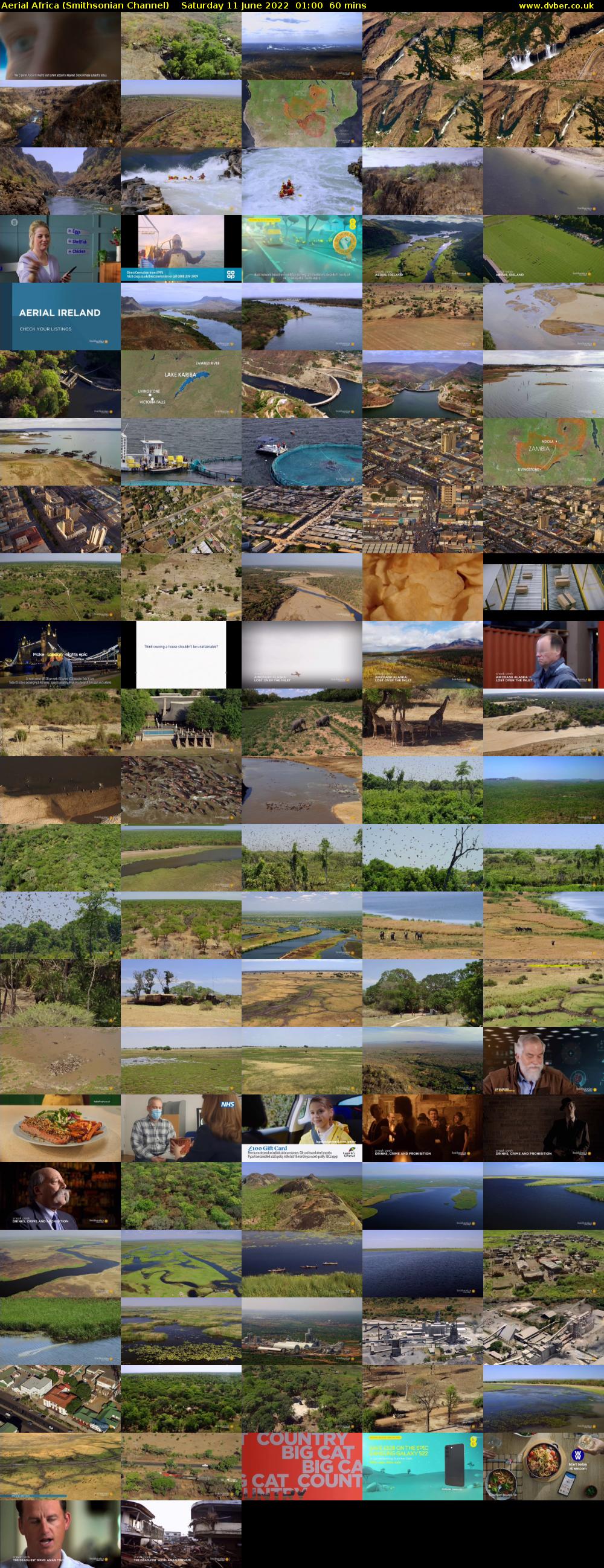 Aerial Africa (Smithsonian Channel) Saturday 11 June 2022 01:00 - 02:00