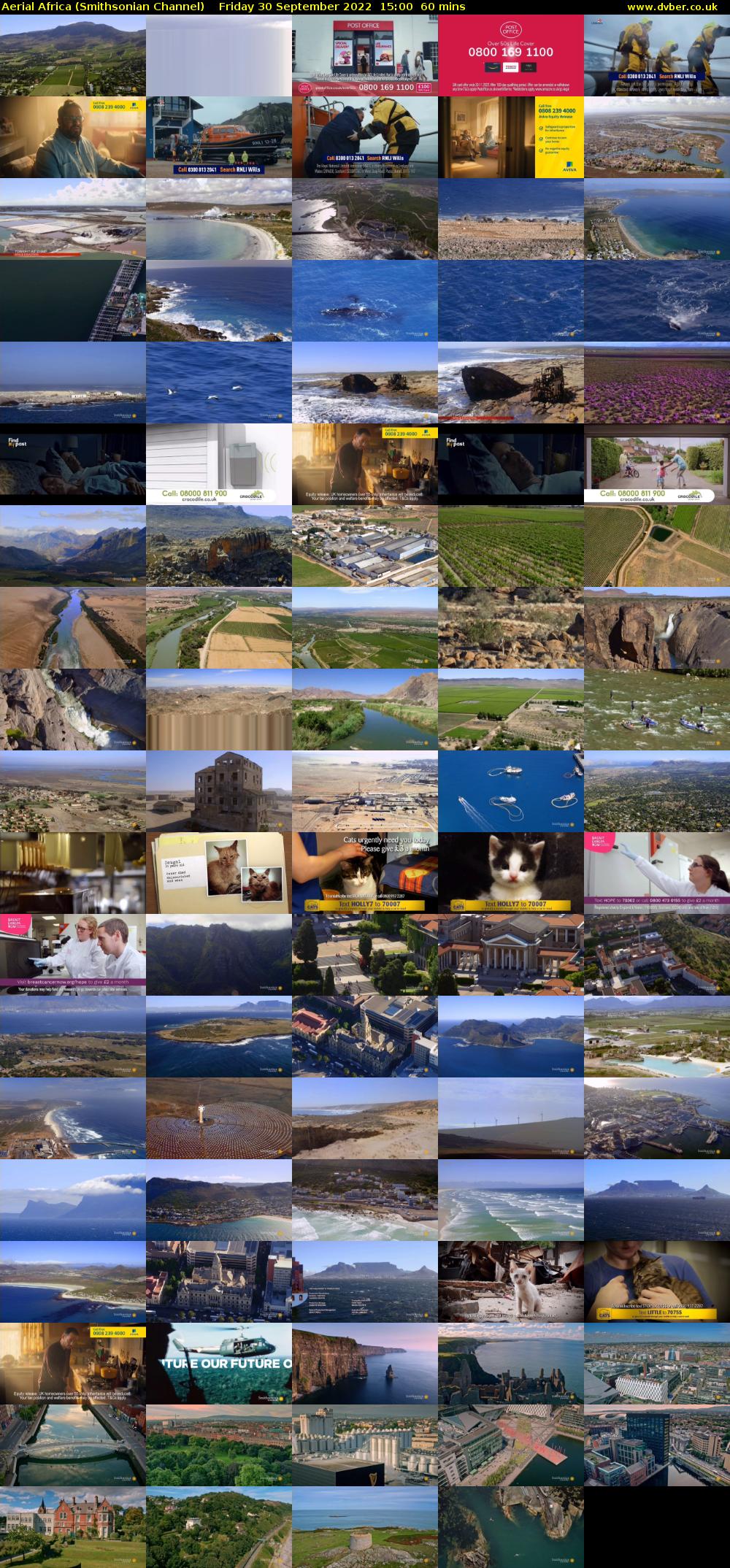 Aerial Africa (Smithsonian Channel) Friday 30 September 2022 15:00 - 16:00