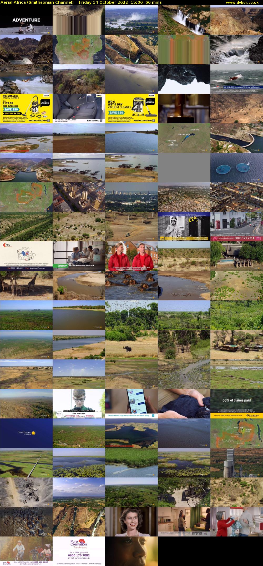 Aerial Africa (Smithsonian Channel) Friday 14 October 2022 15:00 - 16:00