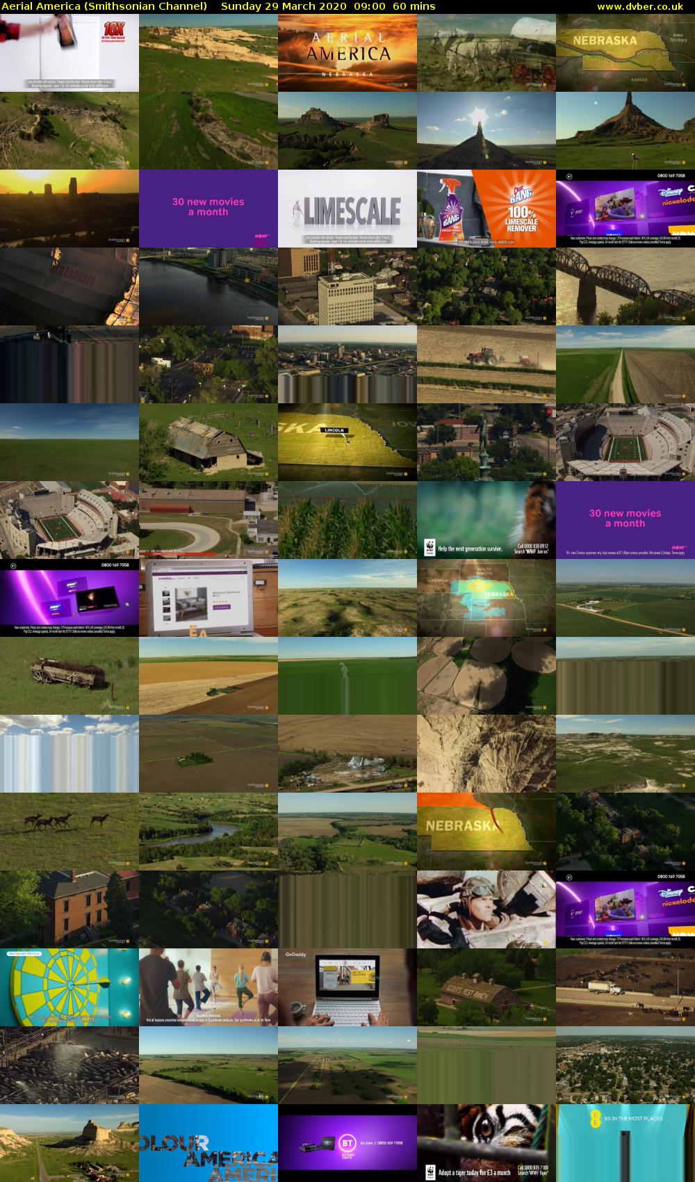 Aerial America (Smithsonian Channel) Sunday 29 March 2020 09:00 - 10:00