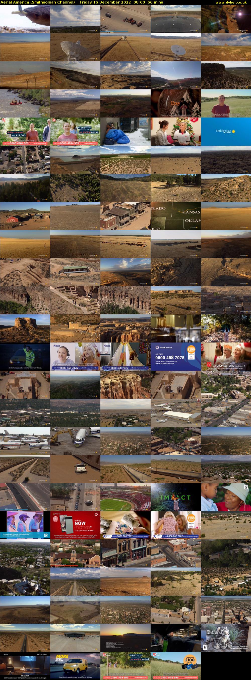 Aerial America (Smithsonian Channel) Friday 16 December 2022 08:00 - 09:00
