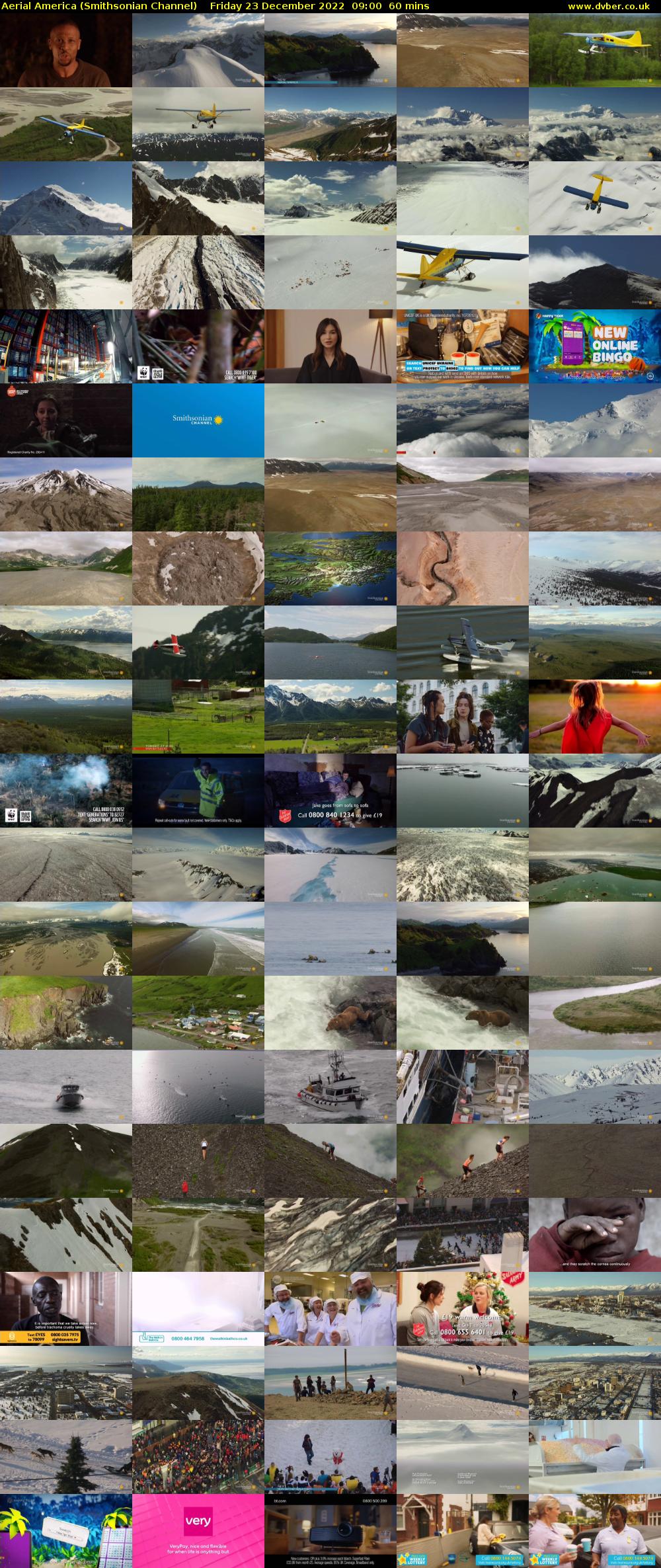 Aerial America (Smithsonian Channel) Friday 23 December 2022 09:00 - 10:00