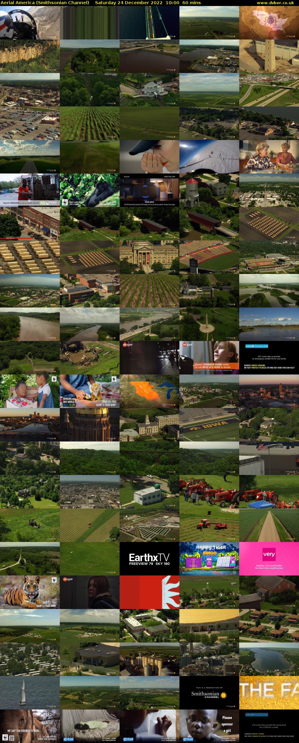 Aerial America (Smithsonian Channel) Saturday 24 December 2022 10:00 - 11:00