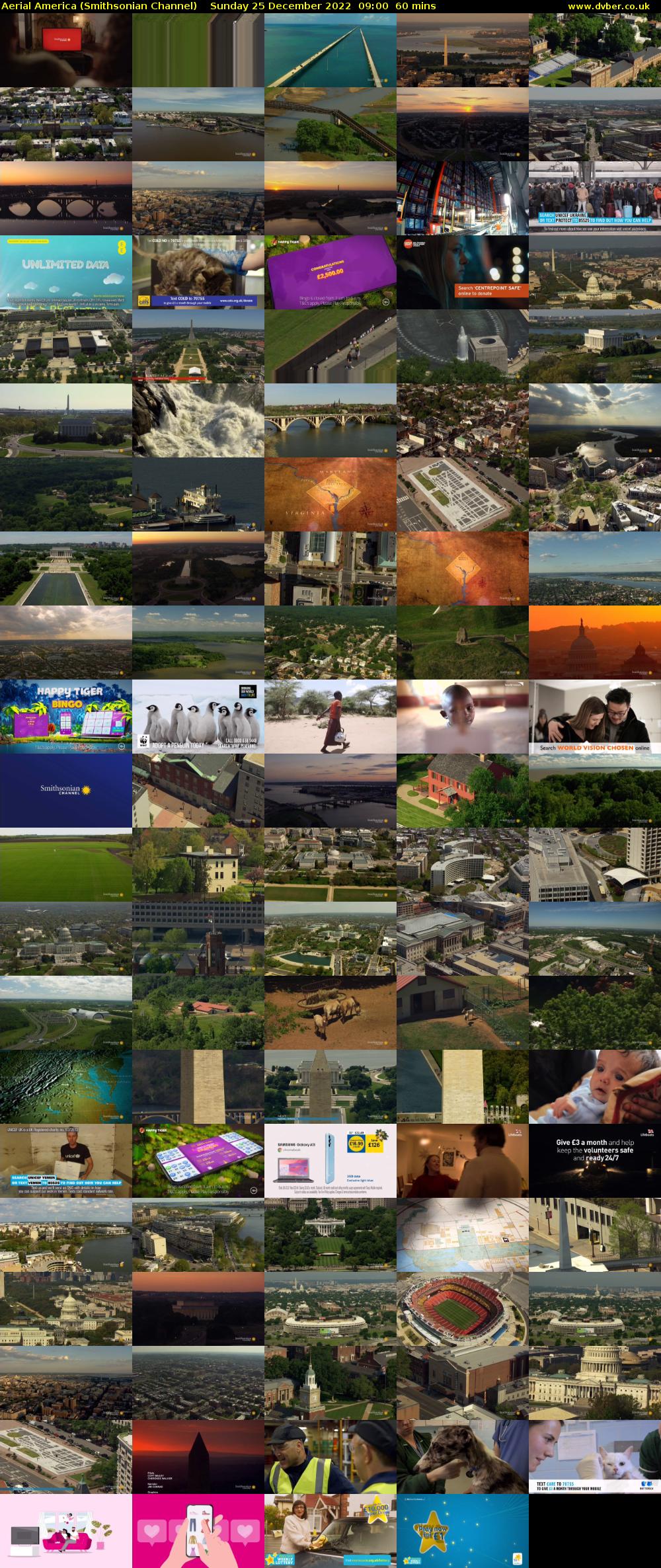 Aerial America (Smithsonian Channel) Sunday 25 December 2022 09:00 - 10:00