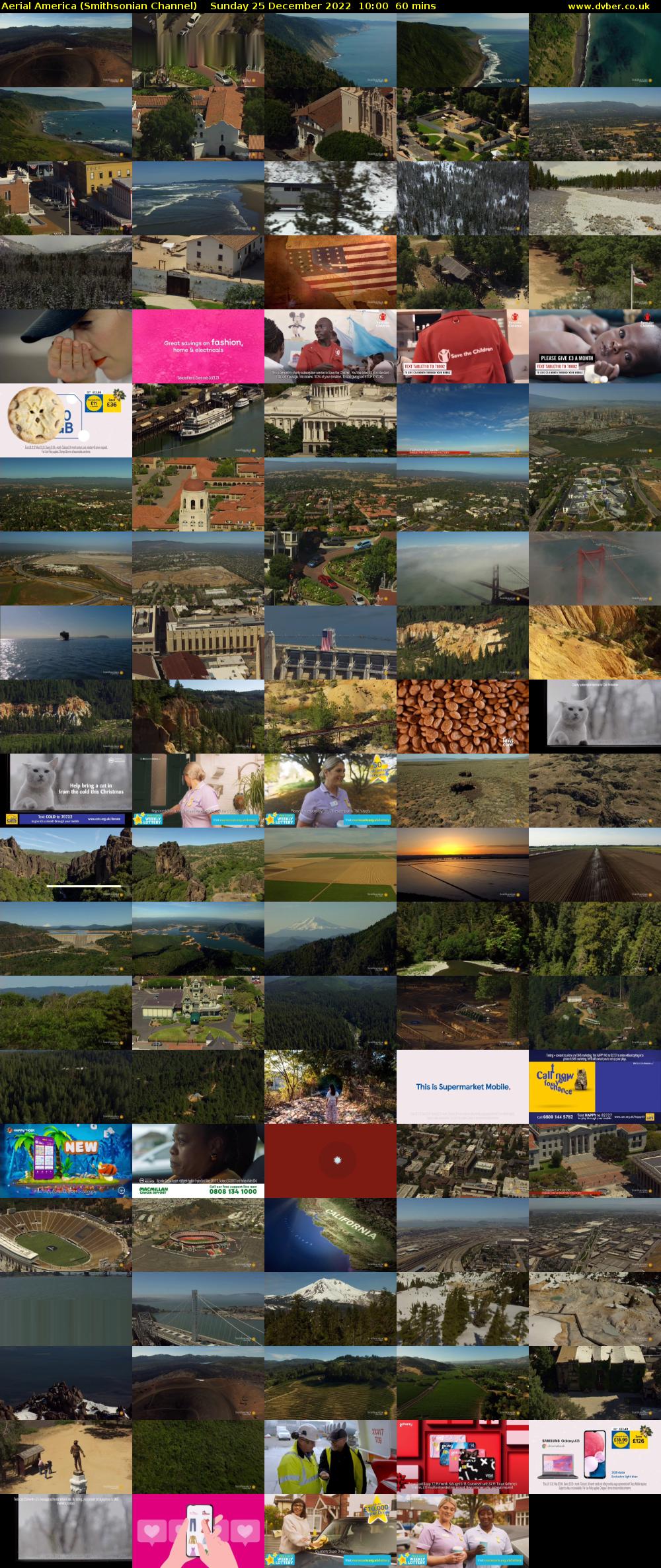 Aerial America (Smithsonian Channel) Sunday 25 December 2022 10:00 - 11:00