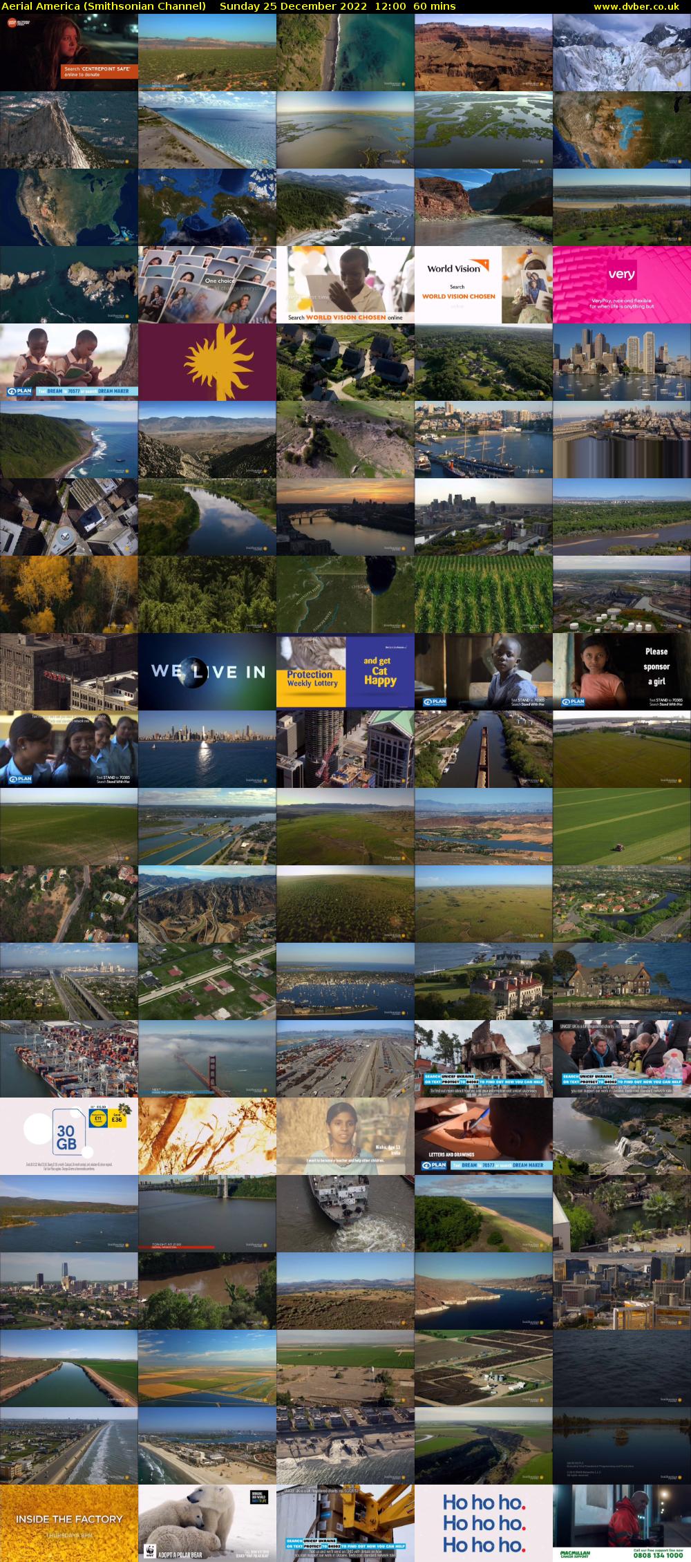 Aerial America (Smithsonian Channel) Sunday 25 December 2022 12:00 - 13:00
