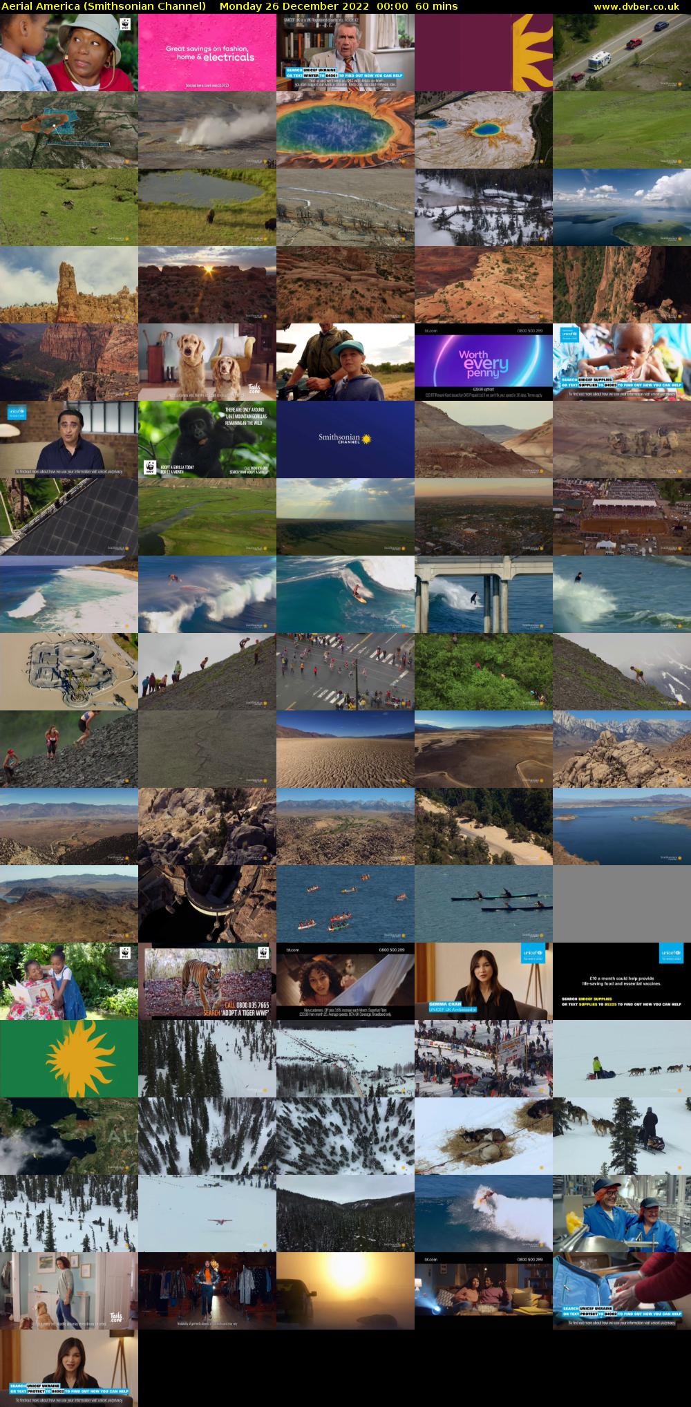 Aerial America (Smithsonian Channel) Monday 26 December 2022 00:00 - 01:00