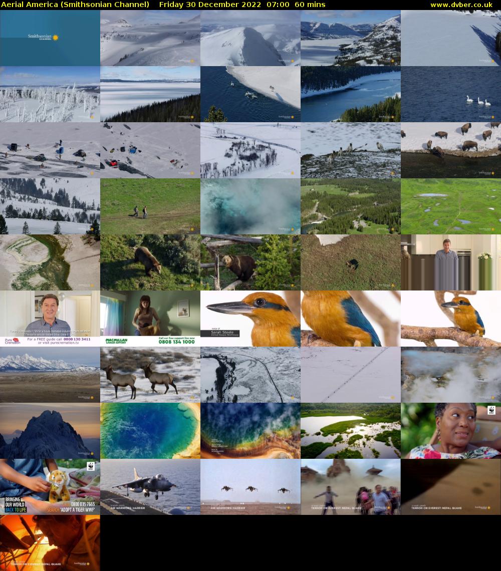 Aerial America (Smithsonian Channel) Friday 30 December 2022 07:00 - 08:00