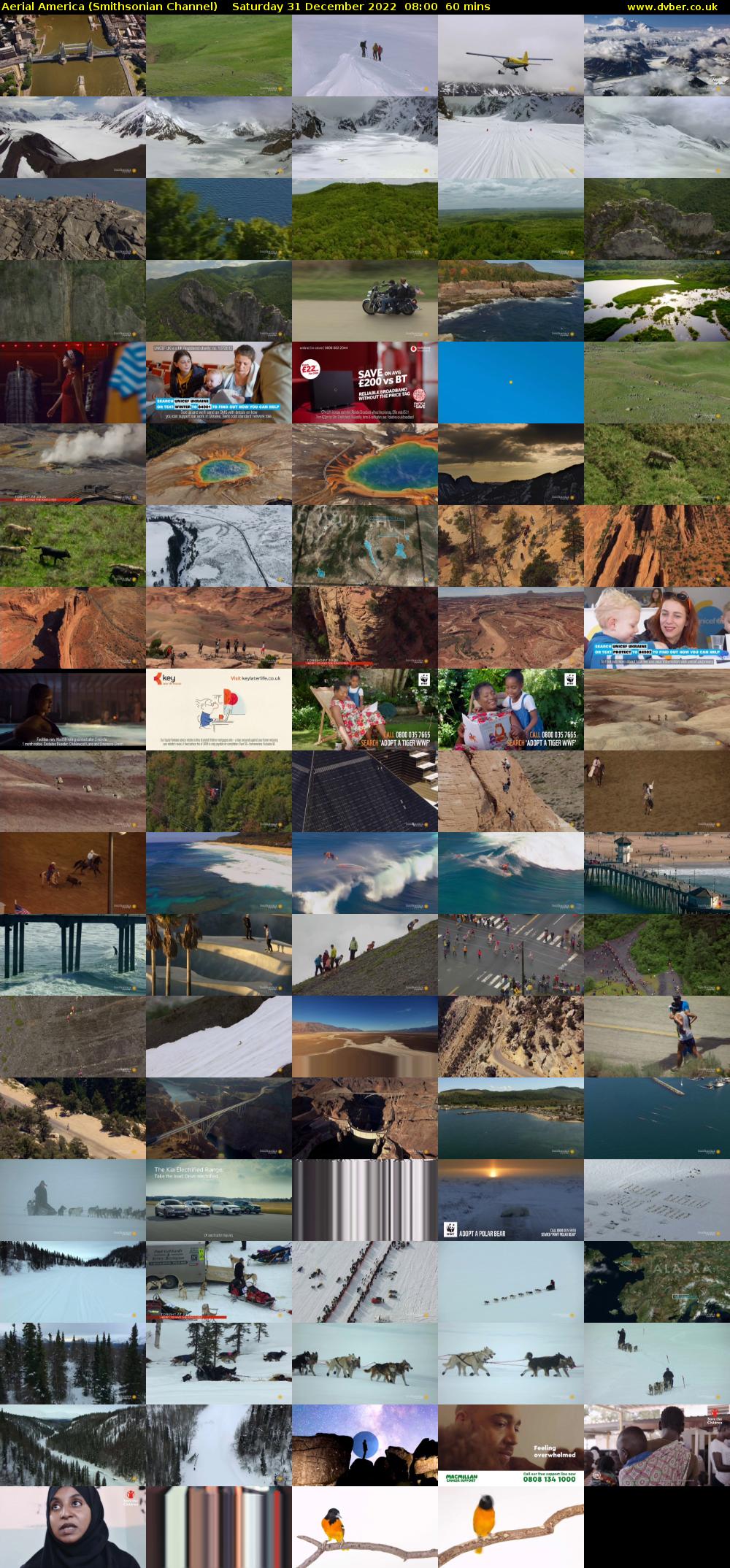 Aerial America (Smithsonian Channel) Saturday 31 December 2022 08:00 - 09:00