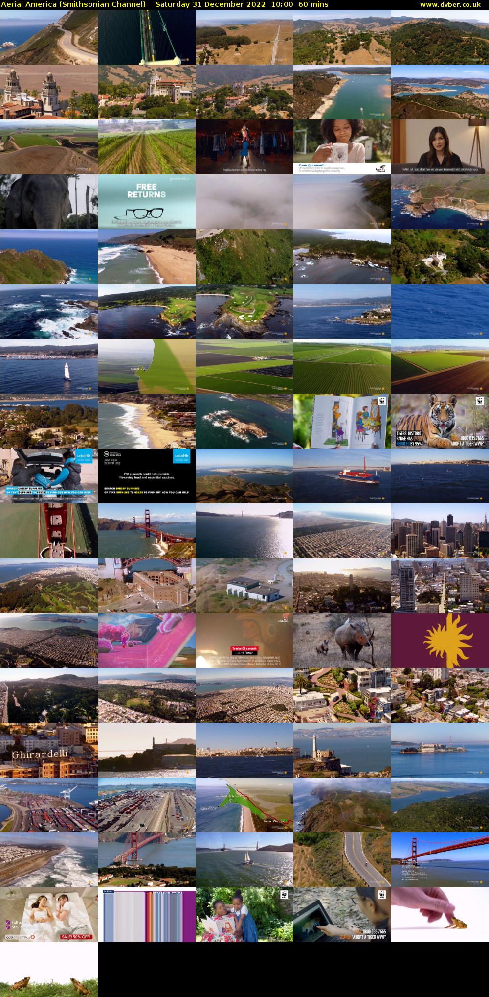 Aerial America (Smithsonian Channel) Saturday 31 December 2022 10:00 - 11:00