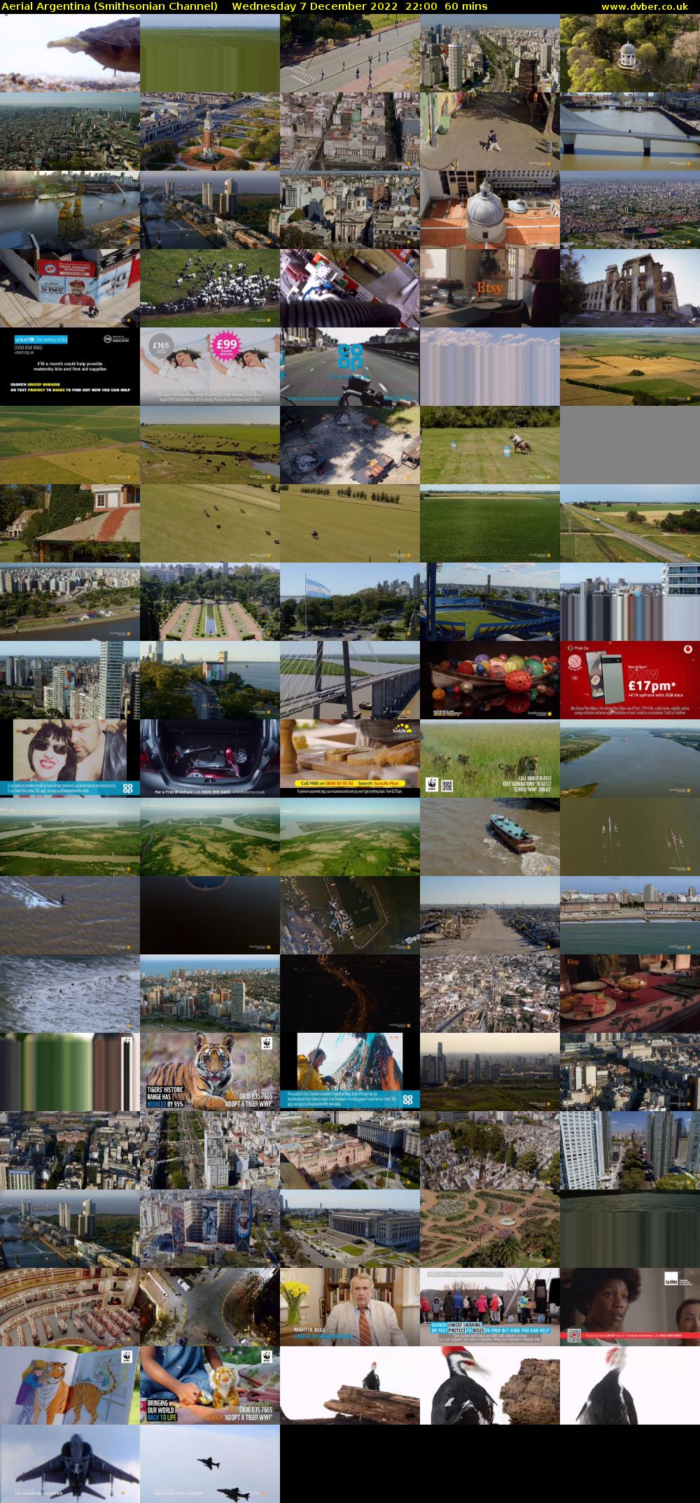 Aerial Argentina (Smithsonian Channel) Wednesday 7 December 2022 22:00 - 23:00
