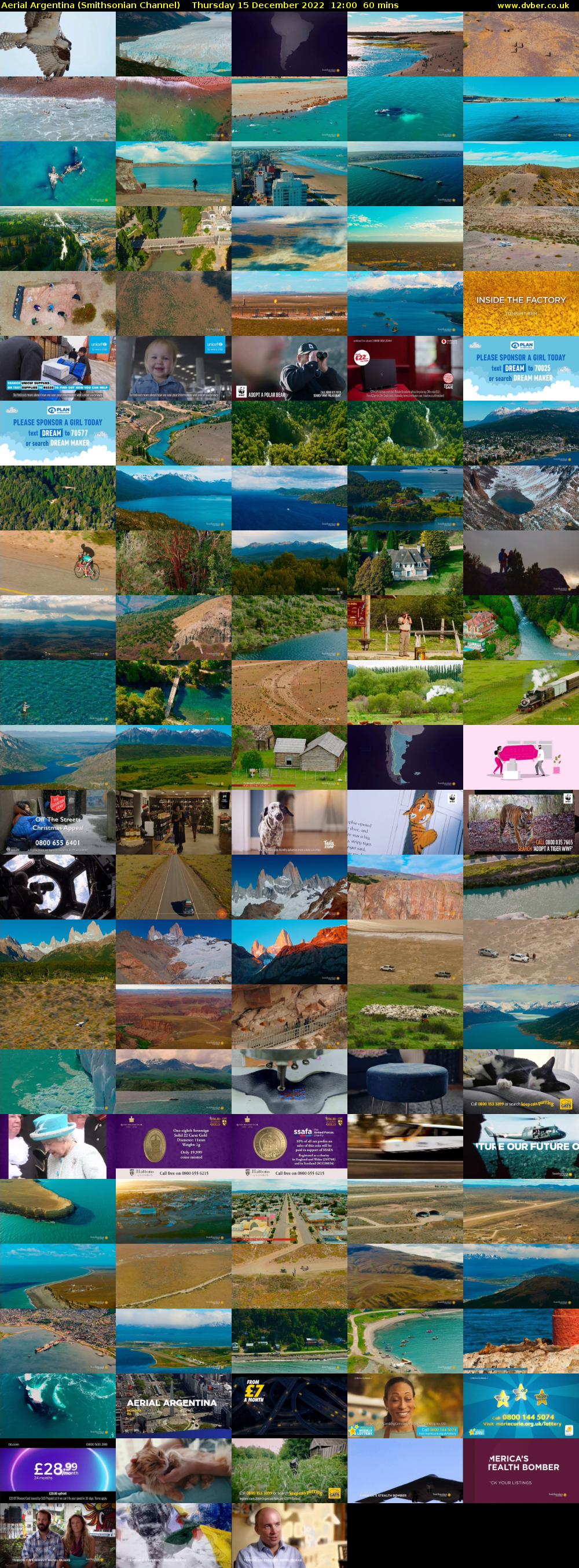 Aerial Argentina (Smithsonian Channel) Thursday 15 December 2022 12:00 - 13:00