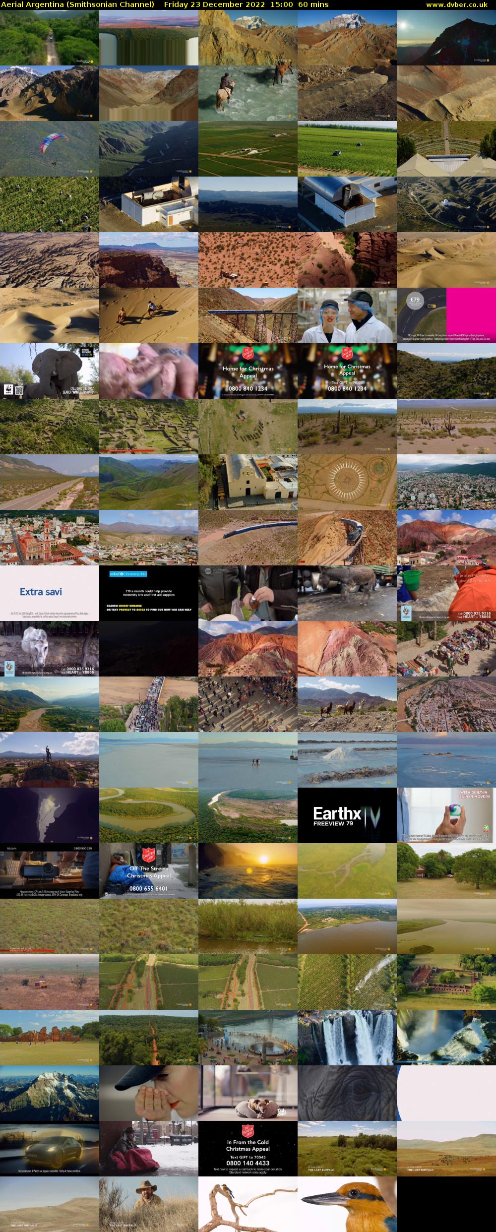 Aerial Argentina (Smithsonian Channel) Friday 23 December 2022 15:00 - 16:00