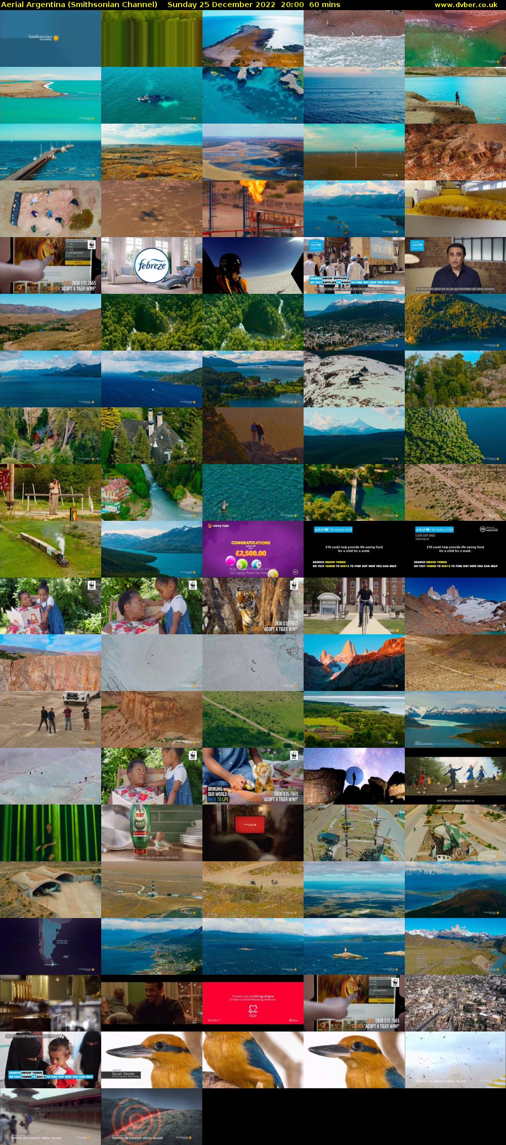 Aerial Argentina (Smithsonian Channel) Sunday 25 December 2022 20:00 - 21:00