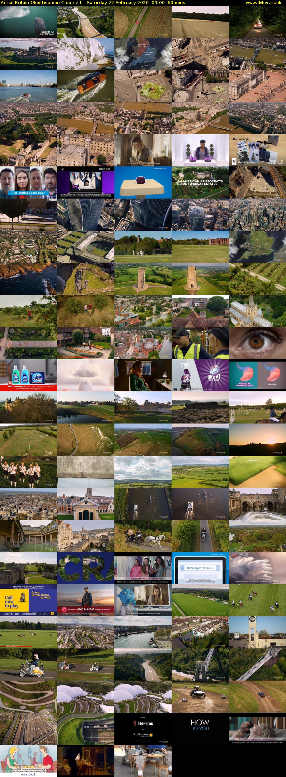 Aerial Britain (Smithsonian Channel) Saturday 22 February 2020 09:00 - 10:00