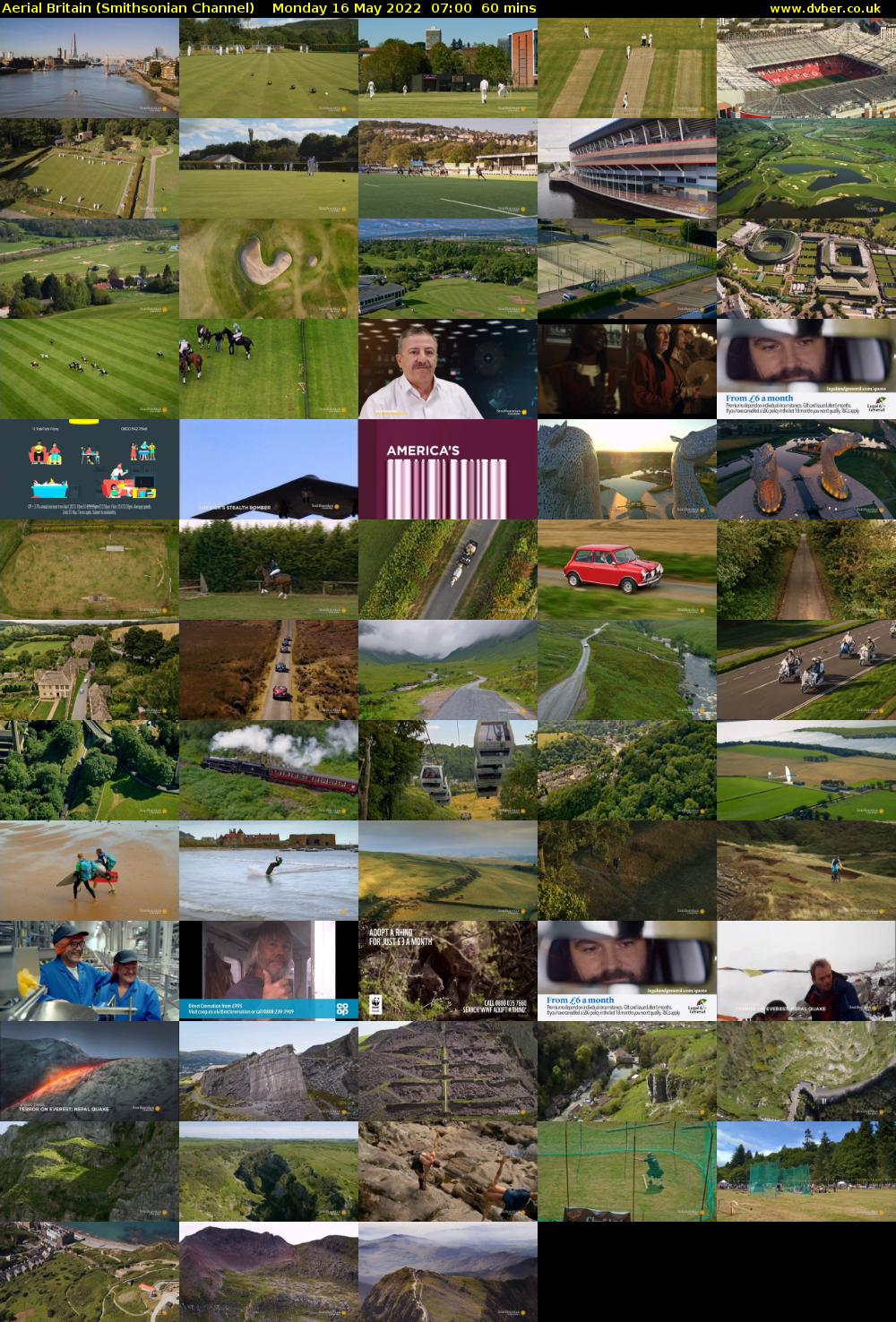 Aerial Britain (Smithsonian Channel) Monday 16 May 2022 07:00 - 08:00