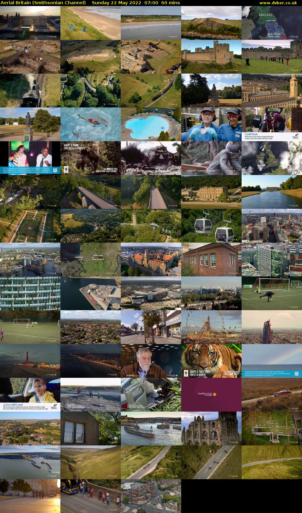 Aerial Britain (Smithsonian Channel) Sunday 22 May 2022 07:00 - 08:00