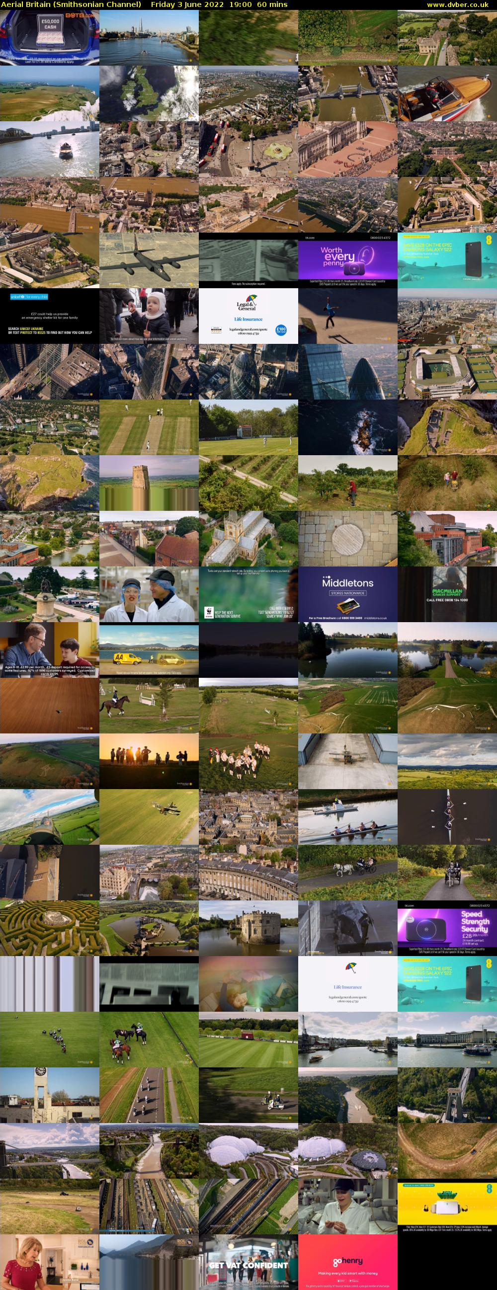 Aerial Britain (Smithsonian Channel) Friday 3 June 2022 19:00 - 20:00