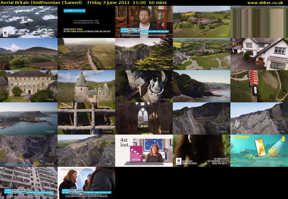 Aerial Britain (Smithsonian Channel) Friday 3 June 2022 21:00 - 22:00